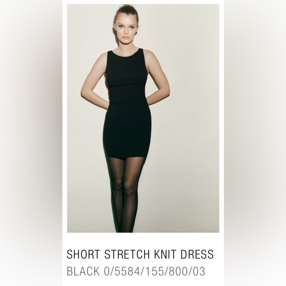 Zara Black Mini Dress